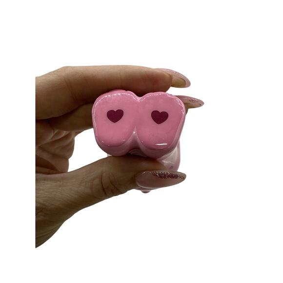 Care Bears Decoupage Ornament Bear PINK 2022 Ruz Christmas New With Tags - Picture 3 of 5